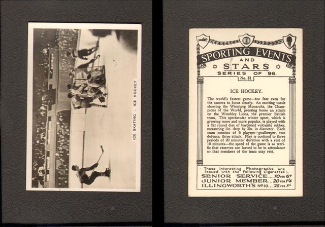 Hockey Card 1935 2