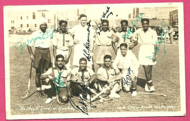 British India - Olympic Champions - 1932 - Autographed