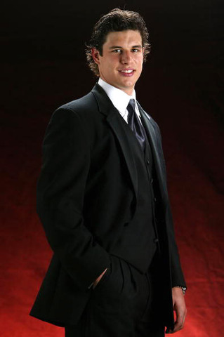 Sidney Crosby - 3 Piece Black Suit - Sharp Dressed - 2011