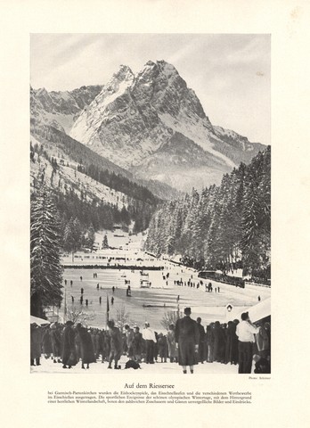 Winter Olympics - 1936 - Garmisch-Partenkirchen - Outdoor Rink