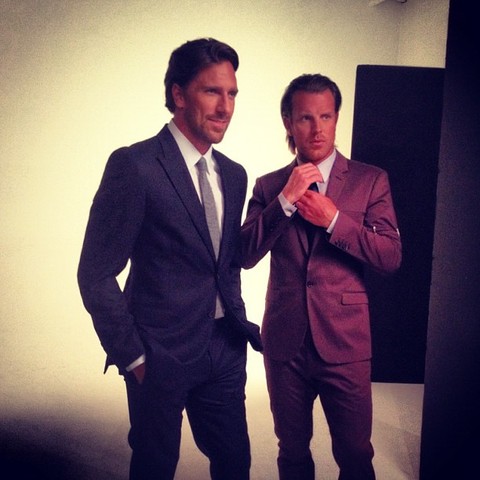 Henrik Lundqvist & Brad Richards Looking Sharp in Suits