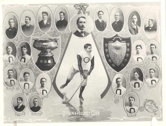Ottawa Hockey Club - Champions of Canada  - 1901 - Team Photo