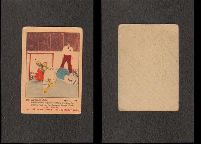 Hockey Card 1951 2