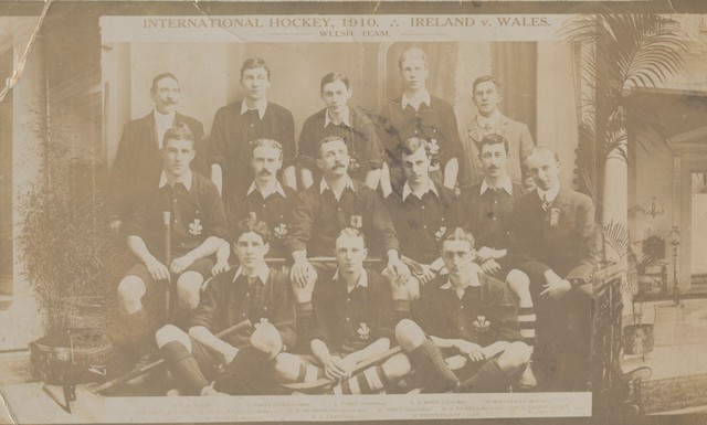 International Field Hockey - 1910 - Ireland v Wales - Welsh Team