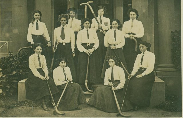 The Hermitage Girls Field Hockey Team - Circa 1910