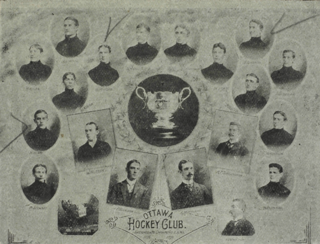 Ottawa Hockey Club - Intermediate Champions - C A H L - 1899 