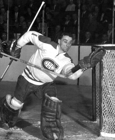 Jacques Plante - Montreal Canadiens - Circa 1957