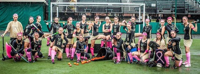 Husson Eagles - Girls Team - Bangor, Maine - Stick Your Pink On