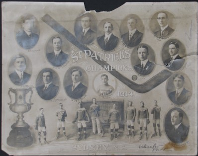 St Patricks Hockey Team - Sydney, Nova Scotia Champions - 1914