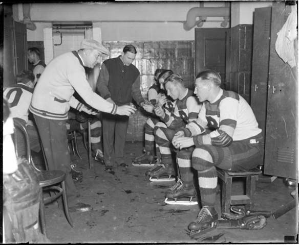 Boston Bruins Locker Room - Boston Garden - 1930s