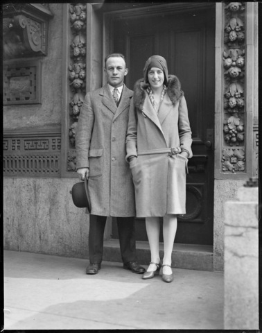 Eddie Shore and Kate Shore - Newlyweds - Boston - 1930s