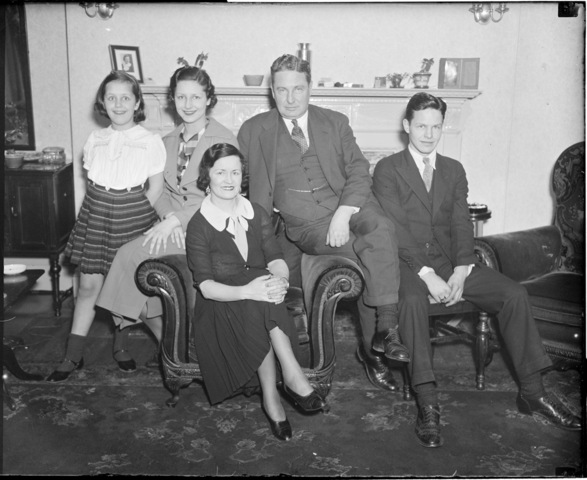 Frank Patrick and Family - Circa 1930s - Boston - USA