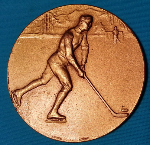 Tatra Cup Medal from 1st Ice Hockey Tournament in 1929 - Poprad