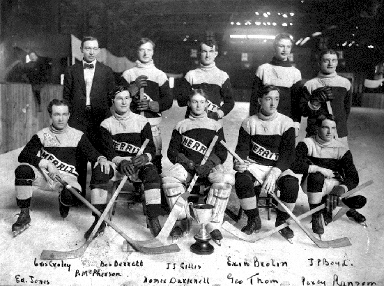 Merritt Hockey Team - Ice Hockey Champions - circa 1914