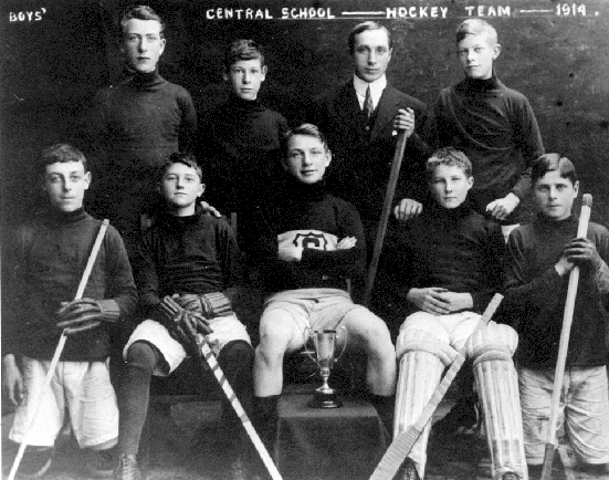 Central School Hockey Team - Victoria - Champions - 1914