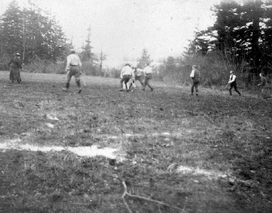 Saturna Island - New Years Day Field Hockey Game - 1898