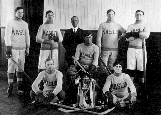 Kaslo Hockey Team - Senior Men - Ice Hockey Champions - 1919