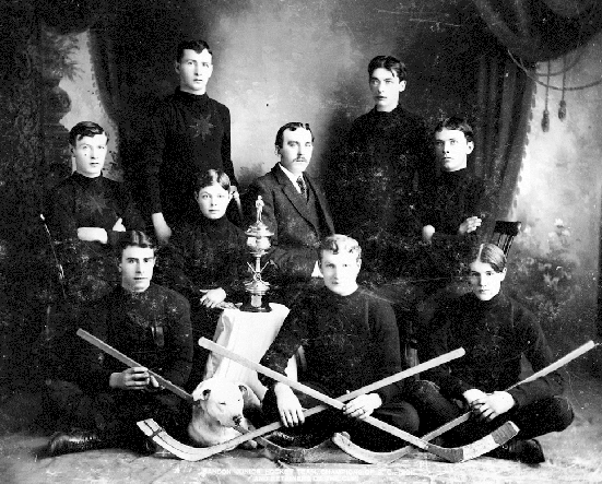 Sandon Hockey Team - Junior Men - 1898 Rossland Winter Carnival Champions