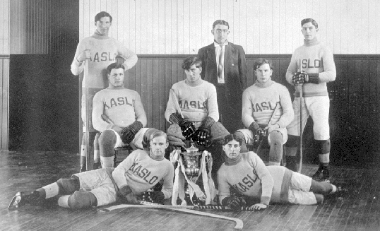 Kaslo Hockey Team - Senior Men - Ice Hockey Champions - 1914