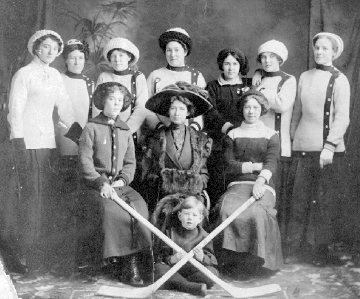 Rossland Ladies Hockey Team - British Columbia - 1914