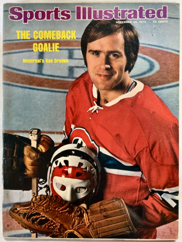 Ken Dryden - Sports Illustrated Cover - November 25, 1974