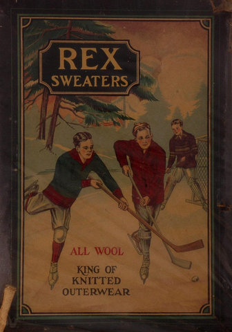 Antique Ice Hockey Sweaters - Rex Sweaters - Early 1910s