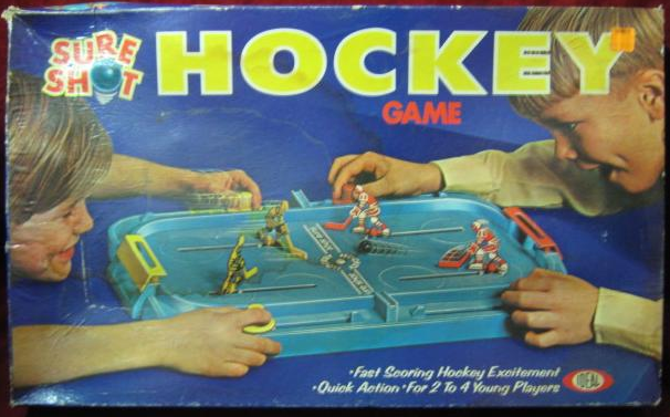 Vintage Sure Shot Hockey Game - Ideal Games - 1970