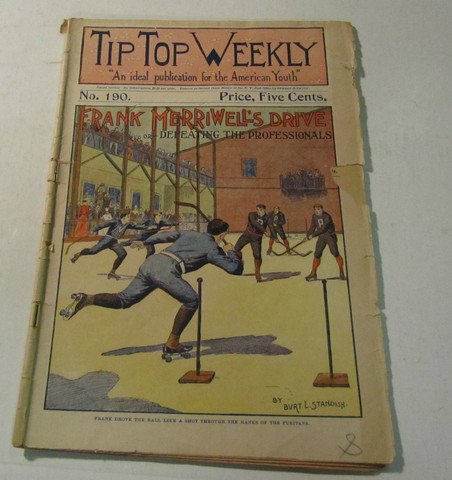 Antique Roller Polo Game - Front Cover - Tip Top Weekly - 1899