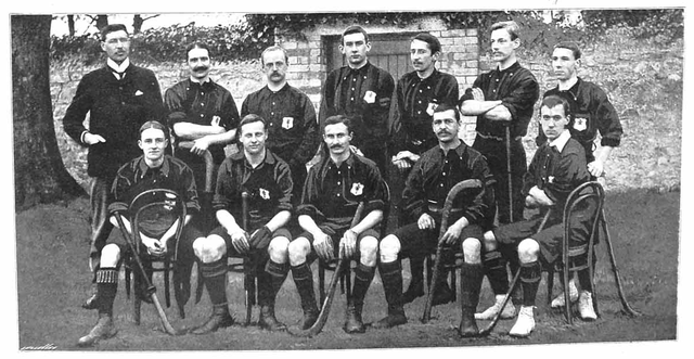 Antique Wales Field Hockey Team - Welsh Men - 1901