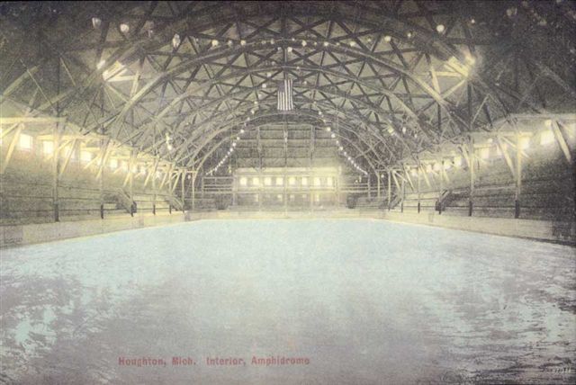 Houghton Amphidrome - Michigan - Interior View - Early 1900s