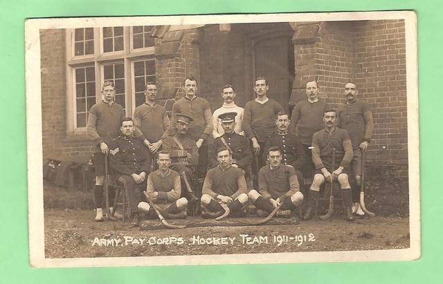 Antique Field Hockey - Army Pay Corps Hockey Team - 1911-1912