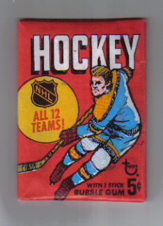 Hockey Card Wrapper 1968 1