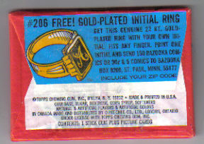 Hockey Card Wrapper 1968 1b
