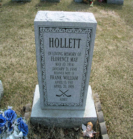 Flash Hollett - Frank William Hollett - Grave Stone - Memorial