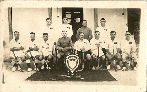 Antique Military Field Hockey Team - 1st Devons - India - 1931