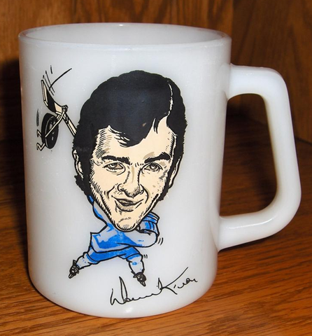 Dave Keon Coffee Mug - Fireking Glass - 1970s