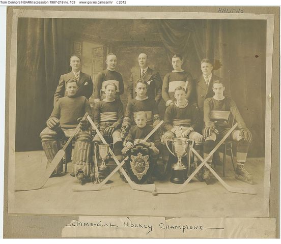 Halifax Commercial League - Ice Hockey Champions - 1926