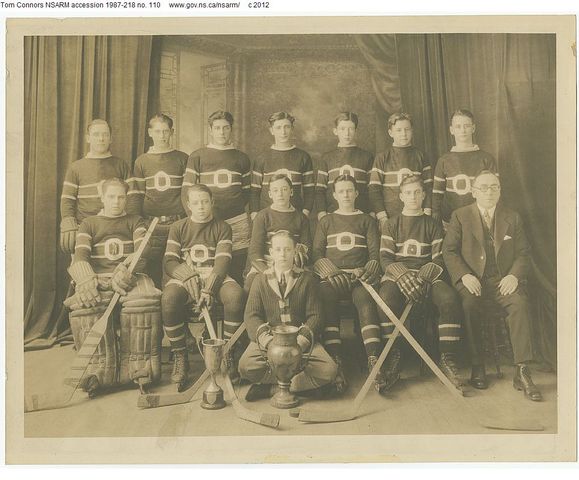 Oxford Grammar School Hockey Team - Nova Scotia Champions - 1932