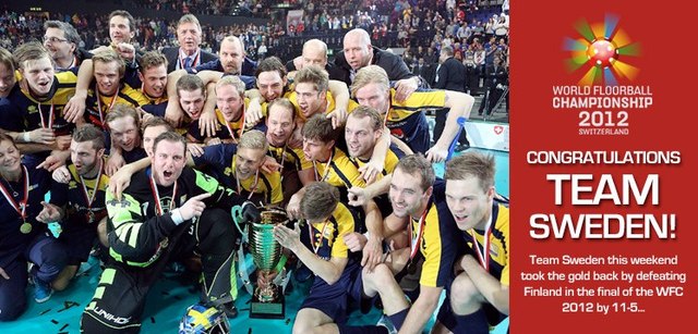Team Sweden - World Floorball Champions - 2012