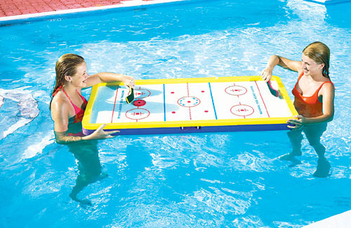 Floating Swimming Pool Deck Hockey - Table Top Hockey