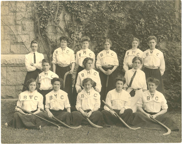 Bryn Mawr College Field Hockey Team with Constance Applebee 1911