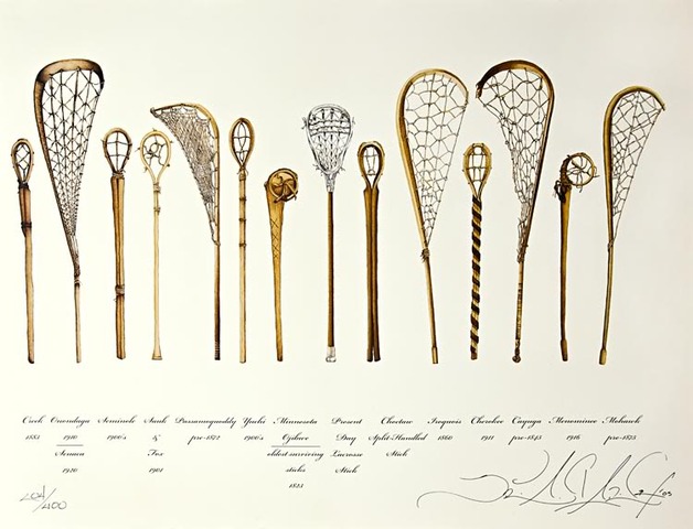 Antique Lacrosse Sticks