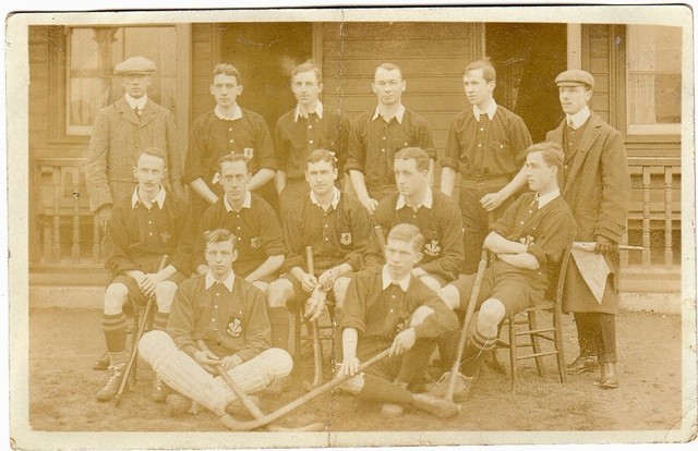 Antique Field Hockey - Wales International Hockey Team - 1905