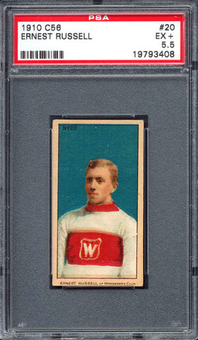 Ernest Russell - C56 - Imperial Tobacco Hockey Card - 1910