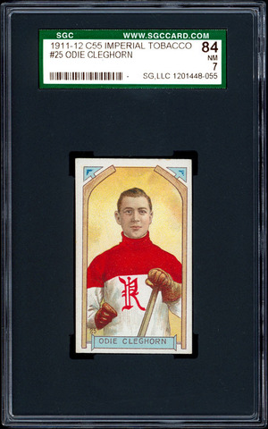 Odie Cleghorn - C55 - Imperial Tobacco Hockey Card - 1911