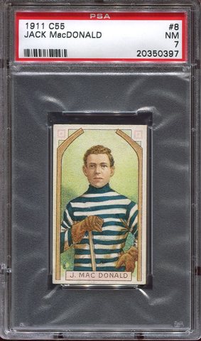 Jack MacDonald - C55 - Imperial Tobacco Hockey Card - 1911