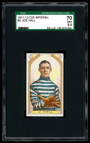 Joe Hall - C55 - Imperial Tobacco Hockey Card - 1911