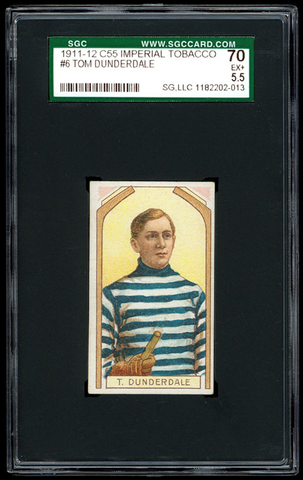 Tommy Dunderdale - C55 - Imperial Tobacco Hockey Card - 1911