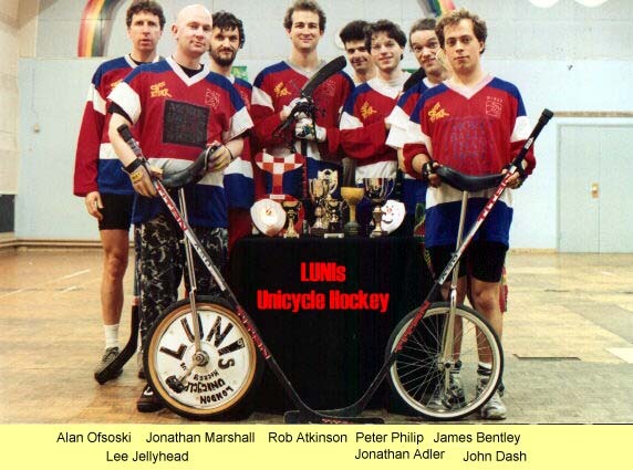 The LUNIs Unicycle Hockey Team - London - England