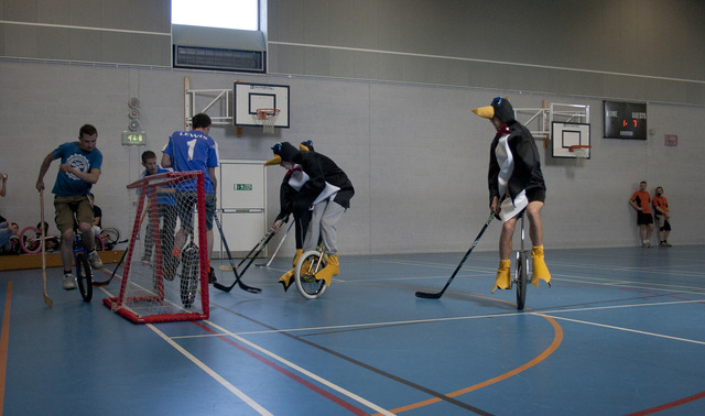 Unicycle Hockey Game - Southampton Penguins Tournament - 2012